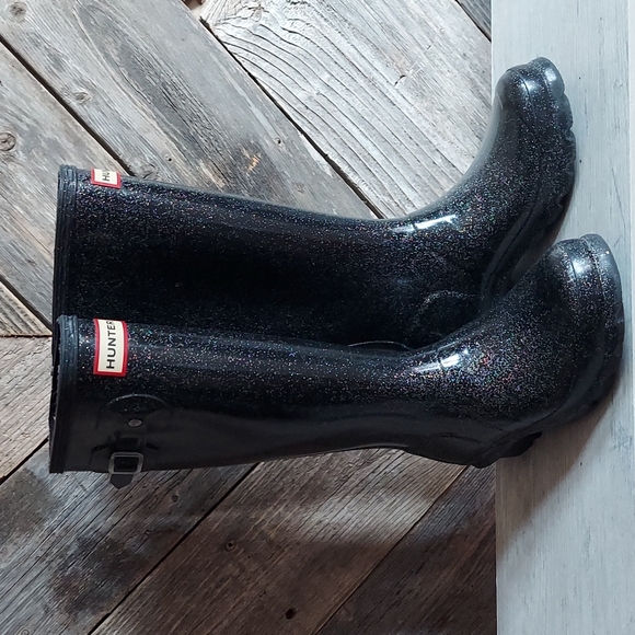 Shoes Hunter Glitter Rain Boots Girls Poshmark